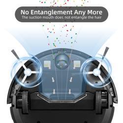 Пылесос-робот с гироскопом для уборки дома и отелей, влажная и сухая уборка (арт. 04111116)