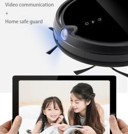 Робот-пылесос с камерой и 5 режимами, функция влажной уборки (арт. 04111145)