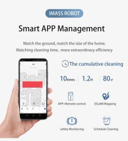 Робот-пылесос с камерой и гироскопом, мощное всасывание (арт. 04111152)