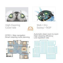 Робот-пылесос для ковров, влажная и сухая уборка, умный пылесос (арт. 04111227)