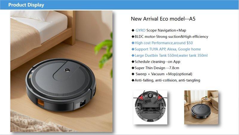 Робот-пылесос с гироскопом для дома, влажная и сухая уборка (арт. 04111232)