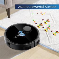 Робот-пылесос TUYA с лазерной навигацией и функцией перезарядки (арт. 04111311)