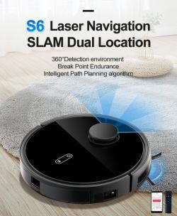 Робот-пылесос для ковров и полов, влажная и сухая уборка для дома (арт. 04111321)
