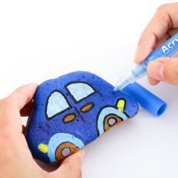 Премиум набор из 12 акриловых маркеров черного цвета, водостойкий и прозрачный (арт. 2711780)