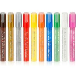 Набор профессиональных маркеров для рисования, акриловые маркеры с 12 цветами для художественных работ (арт. 2711787)