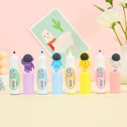 Мини-ручка в форме астронавта, маркер для рисования с флуоресцентным эффектом (арт. 2711799)