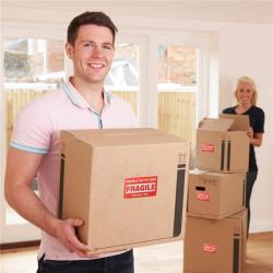 Водонепроницаемые наклейки с предупреждением для упаковки и логистики (арт. 2611628)