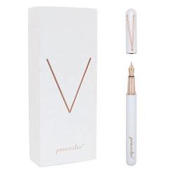 Уникальная прозрачная перьевая ручка с золотым корпусом, премиальный дизайн (арт. 2611656)