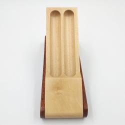 Роскошный набор: ручка из клена и палисандра в деревянной коробке, с логотипом (арт. 2611661)