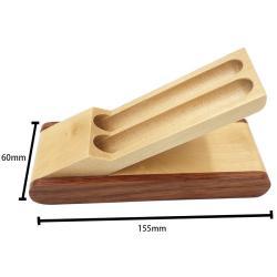 Роскошный набор: ручка из клена и палисандра в деревянной коробке, с логотипом (арт. 2611661)