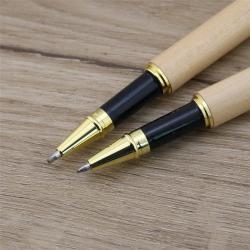 Кленовая роллер-ручка с логотипом, для подписей, стильный деловой аксессуар (арт. 2611670)