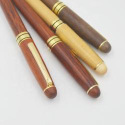 Бамбуковая роллер-ручка премиум-класса, с логотипом, для корпоративных подарков (арт. 2611673)