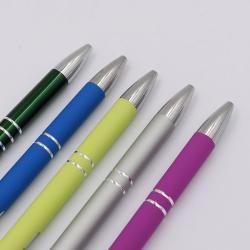 Ручка 2 в 1 с алюминиевым стержнем, стилус и шариковая, с логотипом (арт. 2611678)