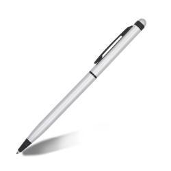 Металлическая рекламная ручка с мягким захватом, готова к отправке (арт. 2611684)