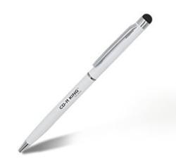 Металлическая рекламная ручка с мягким захватом, готова к отправке (арт. 2611684)