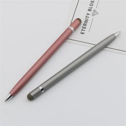 Металлическая ручка без клипа с логотипом, стилус, на заказ (арт. 2611690)