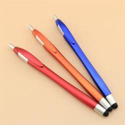 Тонкая пластиковая ручка со стилусом, для Android-устройств, на заказ (арт. 2611710)