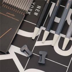 Набор карандашей для рисования HB, 2B, 4B, 6B, с точилкой и запасными стержнями (арт. 2611755)