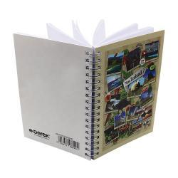 Спиральный блокнот A6 с мягкой обложкой, для записей, на заказ (арт. 2611773)