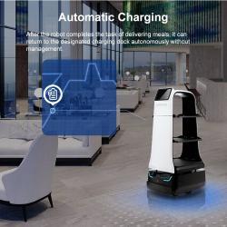 Умный робот для доставки еды и обслуживания в ресторанах с системой AI (арт. 2811524)