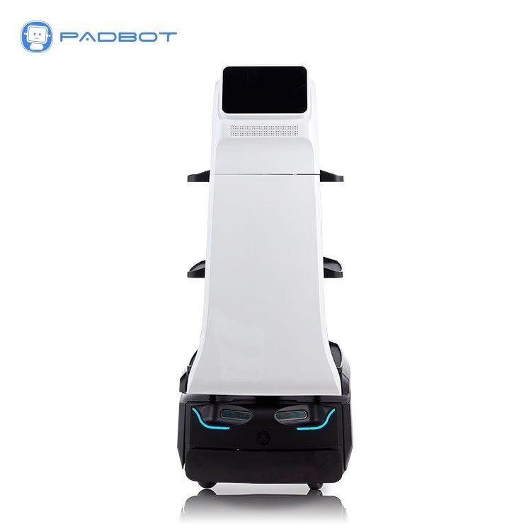 Робот для доставки еды с функцией обеспечения безопасности в ресторанах (арт. 2811535)