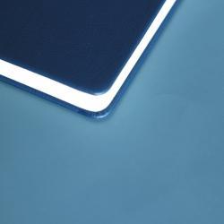 Блокнот A5 с толстой обложкой из искусственной кожи, с петлей для ручки (арт. 612767)