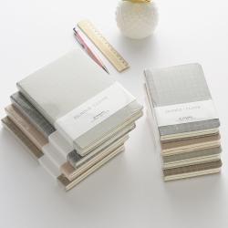 Блокнот с тканевой обложкой, школьный дневник, составной блокнот формата A5 с жесткой обложкой и швейным переплетом (арт. 612771)