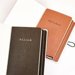 Блокнот с персонализированной обложкой из искусственной кожи, формат A6, эко-приятный стиль (арт. 612779)