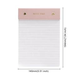 Персонализированный блокнот Morandi Pink A5 с еженедельным планом и логотипом (арт. 612789)