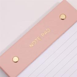 Персонализированный блокнот Morandi Pink A5 с еженедельным планом и логотипом (арт. 612789)