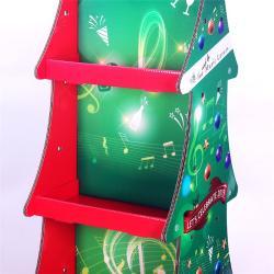 Оптовая стойка для рождественской ёлки из картона с напечатанным логотипом (арт. 1112902)