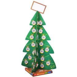 Индивидуально напечатанная картонная стойка для рождественских подарков с полом (арт. 1112904)