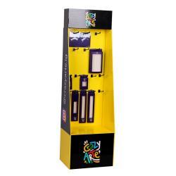 Напечатанная картонная стойка с крючками для POS-продукции и аксессуаров (арт. 1112908)