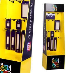 Картонная стойка с крючками для обувных аксессуаров и спортивных носок (арт. 1112920)