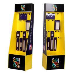 Картонная стойка с крючками для обувных аксессуаров и спортивных носок (арт. 1112920)