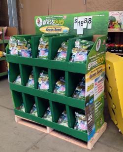 Картонная паллетная стойка для POP-выставок и товаров (арт. 1112957)