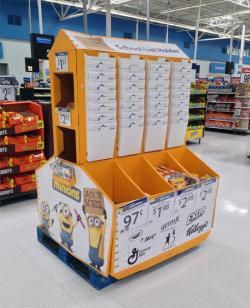 Картонная подставка для товаров для дома, настольный дисплей для бумаги, обоев, контейнер для сбора мусора (арт. 1112965)