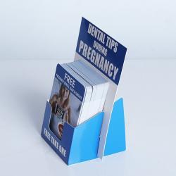 Складной картонный подставка для брошюр и визиток для выставок и магазинов (арт. 1112976)