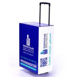 Картонный рекламный стенд для выставок и торговых точек с экологически чистыми материалами (арт. 1112988)