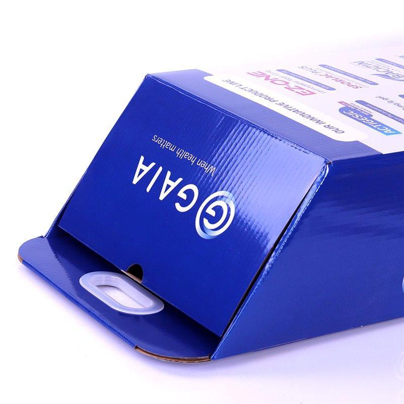 Карточный trolley box с логотипом для медицинских выставок и демонстраций (арт. 1112996)