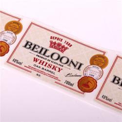 Кастомный дизайн золотого горячего тиснения, водостойкие наклейки для упаковки косметики (арт. 1113020)