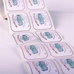 Кастомный дизайн наклеек для упаковки бутылок с вином и косметики (арт. 1113025)