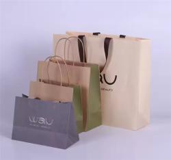 Индивидуальная печать логотипа на крафтовых сумках для ресторанов и кофе, бумажные пакеты на вынос с ручками (арт. 1113048)