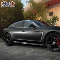 Матовая чёрная автомобильная виниловая плёнка от производителя (арт. 1312459)