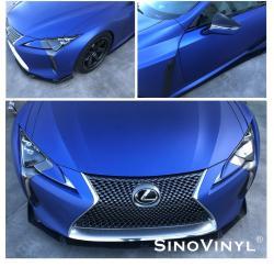 Матовая чёрная автомобильная виниловая плёнка от производителя (арт. 1312459)