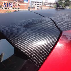 Жёлтая карбоновая плёнка 4D с классическим дизайном (арт. 1312470)