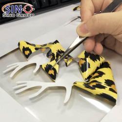 Пленка для термопереноса с тигровым дизайном 0.5x25 м | Для футболок и одежды (арт. 1312508)