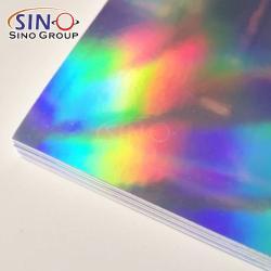 Прозрачная лазерная радужная пленка для печати | Винил для украшений (арт. 1312541)