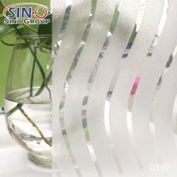 Матовая серебристая пленка для окон, декоративная пленка для стекол (арт. 1312581)