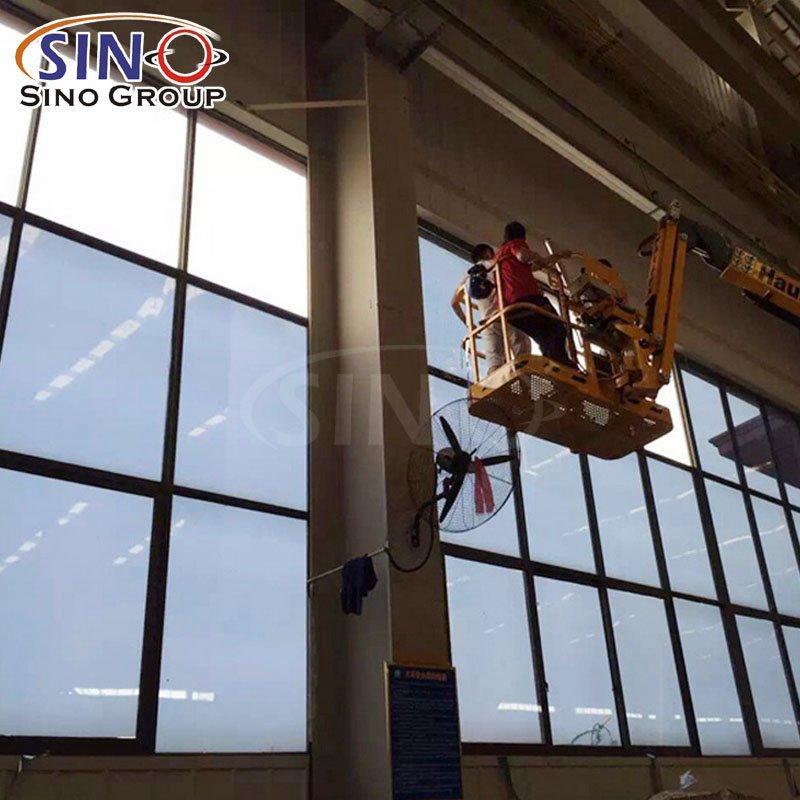 Транспарентная декоративная пленка для окон, цветная защитная пленка для офисов (арт. 1312586)